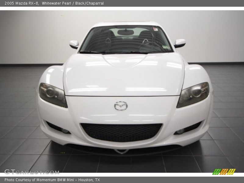 Whitewater Pearl / Black/Chaparral 2005 Mazda RX-8