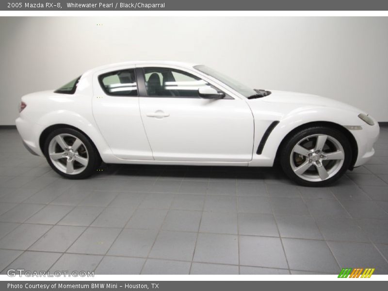 Whitewater Pearl / Black/Chaparral 2005 Mazda RX-8