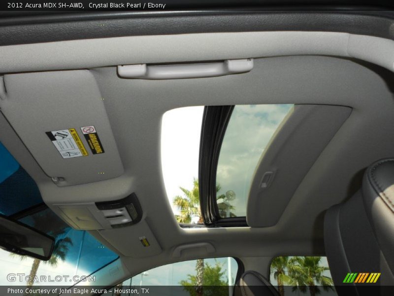 Crystal Black Pearl / Ebony 2012 Acura MDX SH-AWD