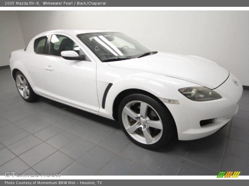 Whitewater Pearl / Black/Chaparral 2005 Mazda RX-8