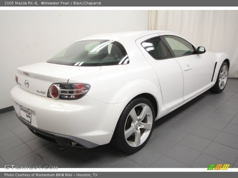 Whitewater Pearl / Black/Chaparral 2005 Mazda RX-8