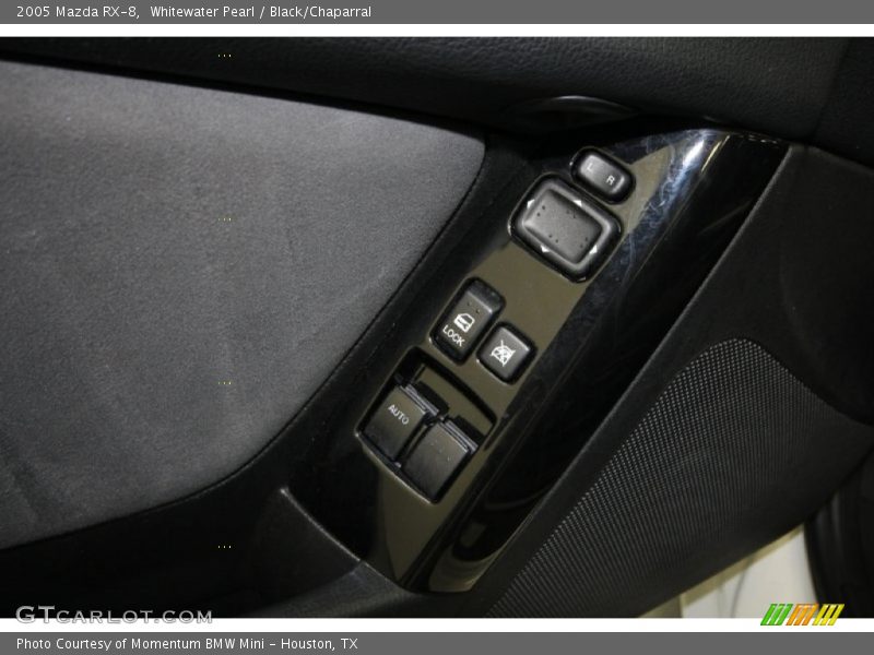 Whitewater Pearl / Black/Chaparral 2005 Mazda RX-8