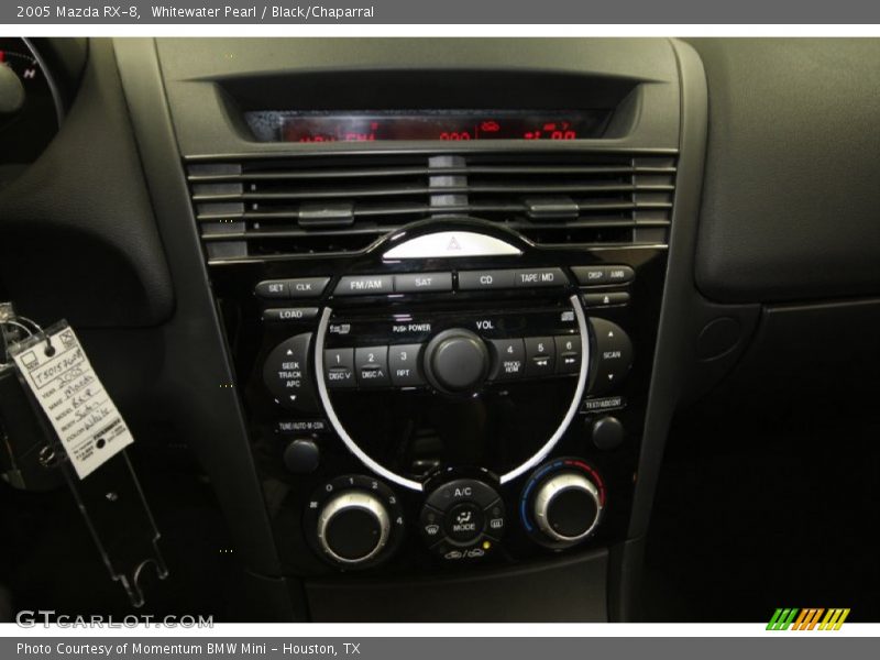 Whitewater Pearl / Black/Chaparral 2005 Mazda RX-8