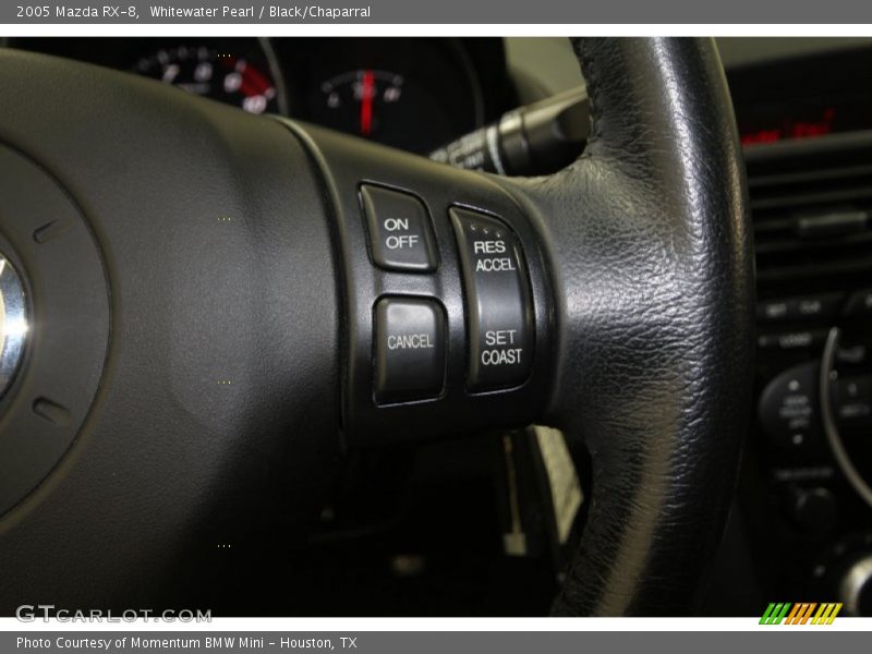 Whitewater Pearl / Black/Chaparral 2005 Mazda RX-8