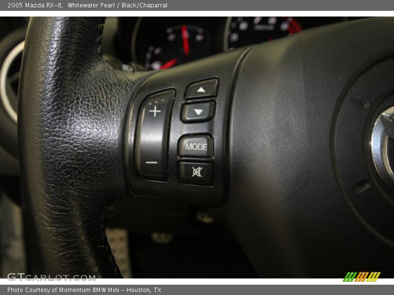 Whitewater Pearl / Black/Chaparral 2005 Mazda RX-8