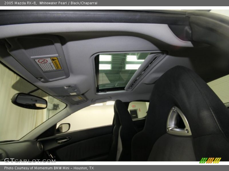 Whitewater Pearl / Black/Chaparral 2005 Mazda RX-8