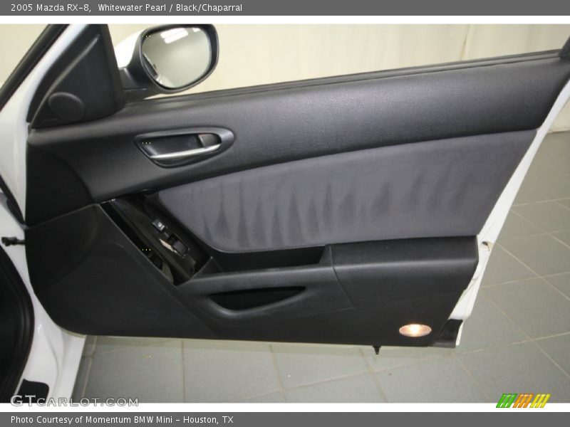 Whitewater Pearl / Black/Chaparral 2005 Mazda RX-8