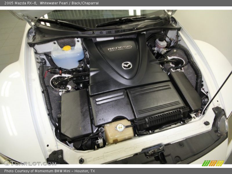 Whitewater Pearl / Black/Chaparral 2005 Mazda RX-8