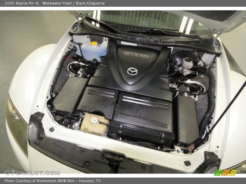 Whitewater Pearl / Black/Chaparral 2005 Mazda RX-8