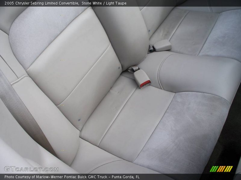 Stone White / Light Taupe 2005 Chrysler Sebring Limited Convertible
