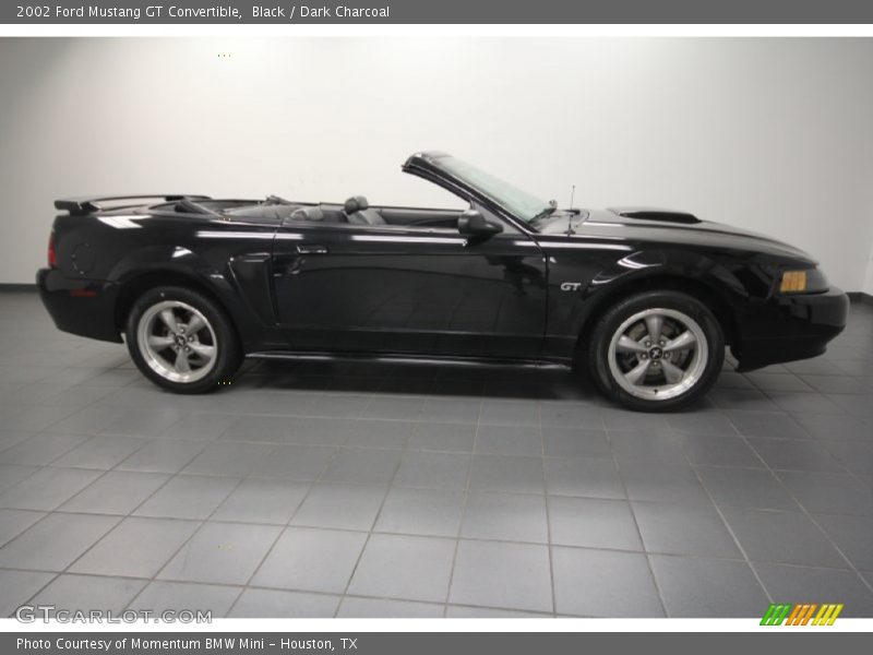 Black / Dark Charcoal 2002 Ford Mustang GT Convertible