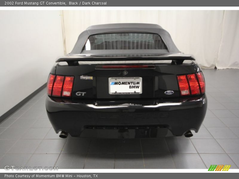 Black / Dark Charcoal 2002 Ford Mustang GT Convertible