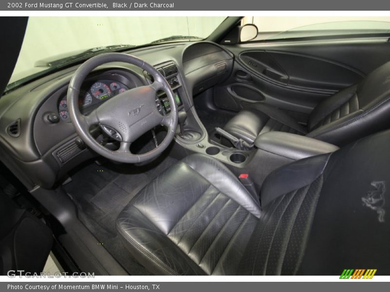 Black / Dark Charcoal 2002 Ford Mustang GT Convertible