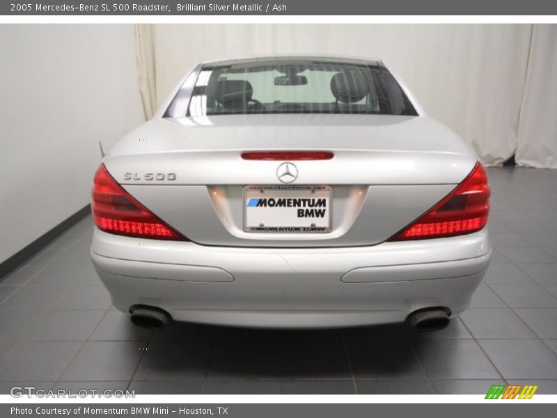 Brilliant Silver Metallic / Ash 2005 Mercedes-Benz SL 500 Roadster