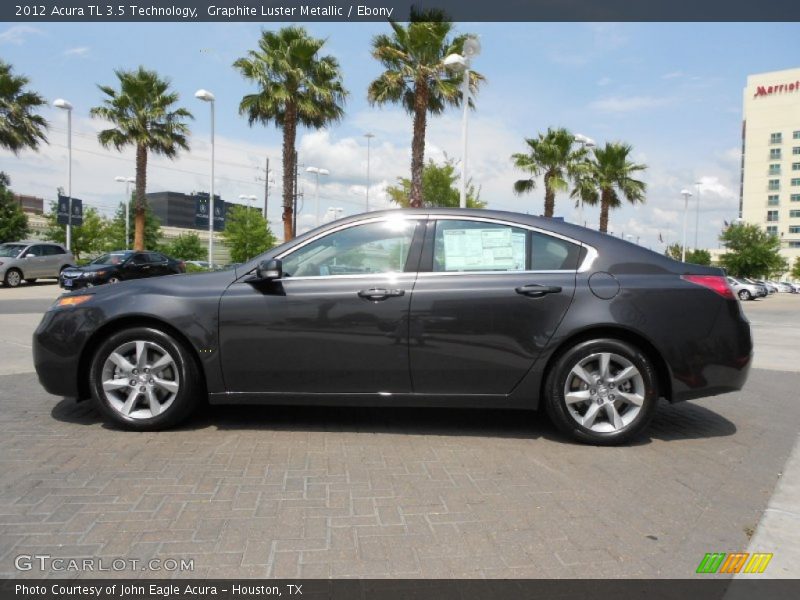 Graphite Luster Metallic / Ebony 2012 Acura TL 3.5 Technology