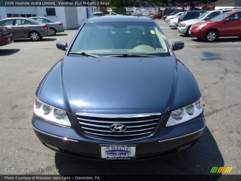 Venetian Blue Metallic / Beige 2006 Hyundai Azera Limited
