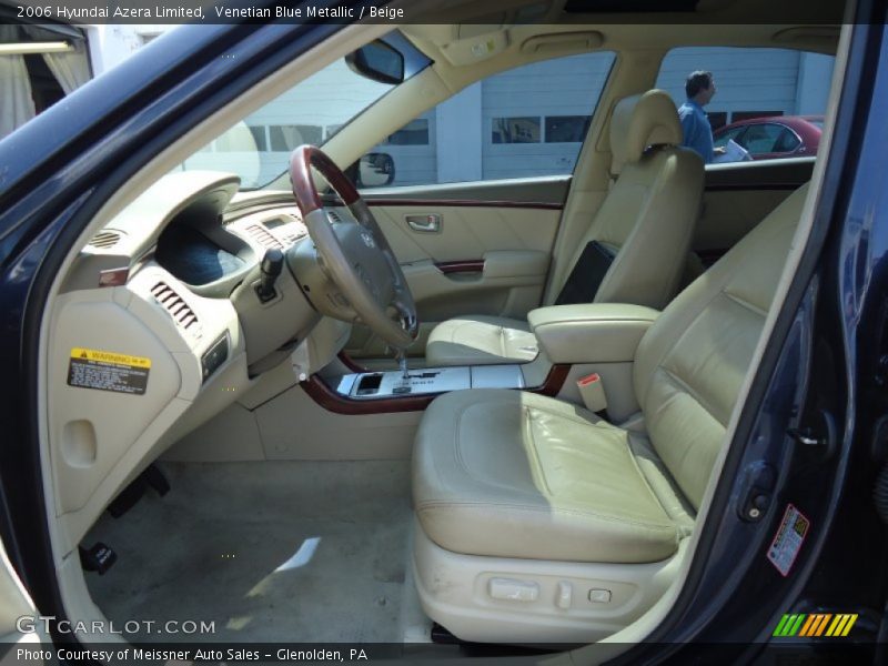 Venetian Blue Metallic / Beige 2006 Hyundai Azera Limited