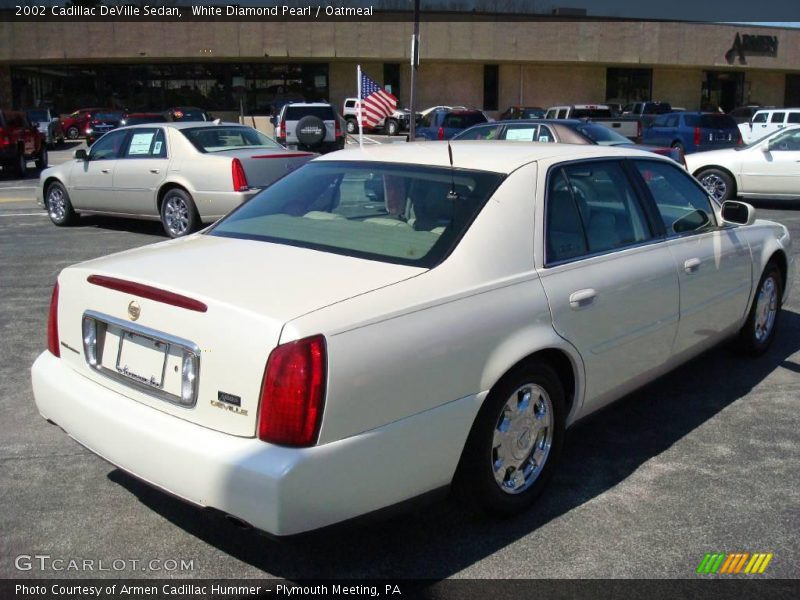 White Diamond Pearl / Oatmeal 2002 Cadillac DeVille Sedan