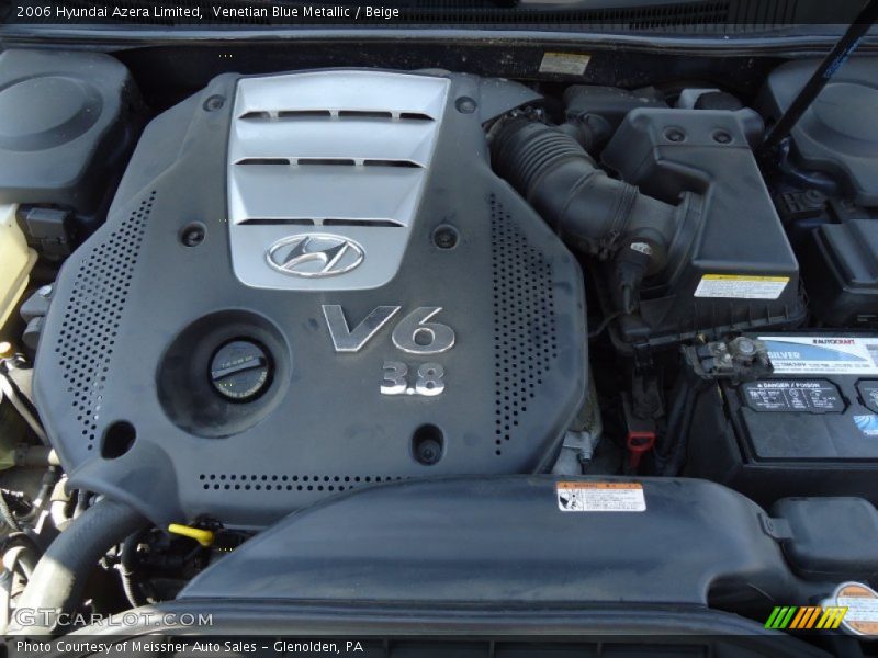 Venetian Blue Metallic / Beige 2006 Hyundai Azera Limited