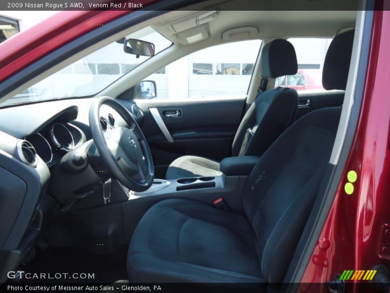 Venom Red / Black 2009 Nissan Rogue S AWD