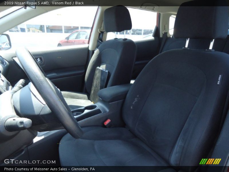 Venom Red / Black 2009 Nissan Rogue S AWD