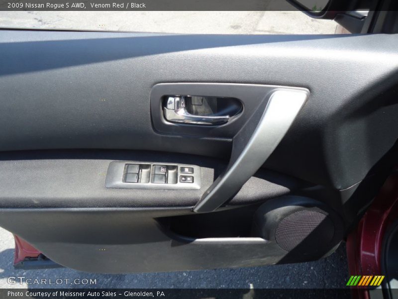 Venom Red / Black 2009 Nissan Rogue S AWD