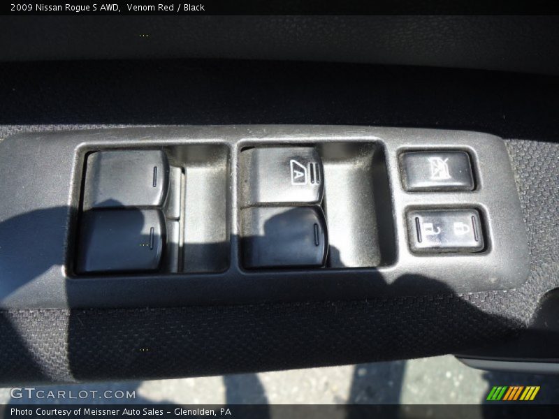 Venom Red / Black 2009 Nissan Rogue S AWD