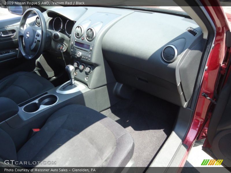 Venom Red / Black 2009 Nissan Rogue S AWD