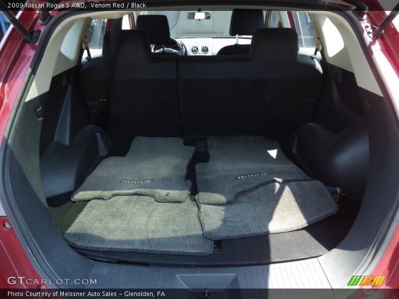 Venom Red / Black 2009 Nissan Rogue S AWD