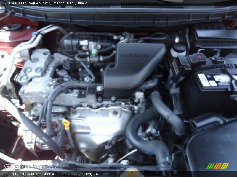 Venom Red / Black 2009 Nissan Rogue S AWD