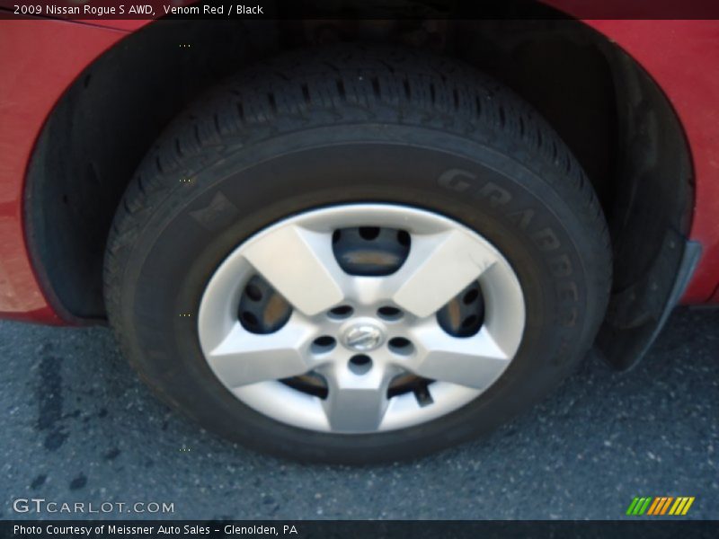 Venom Red / Black 2009 Nissan Rogue S AWD