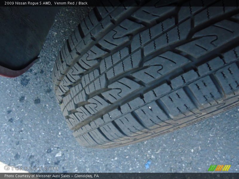 Venom Red / Black 2009 Nissan Rogue S AWD