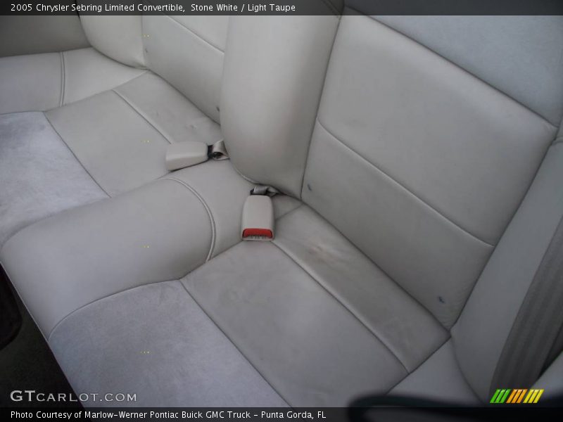 Stone White / Light Taupe 2005 Chrysler Sebring Limited Convertible