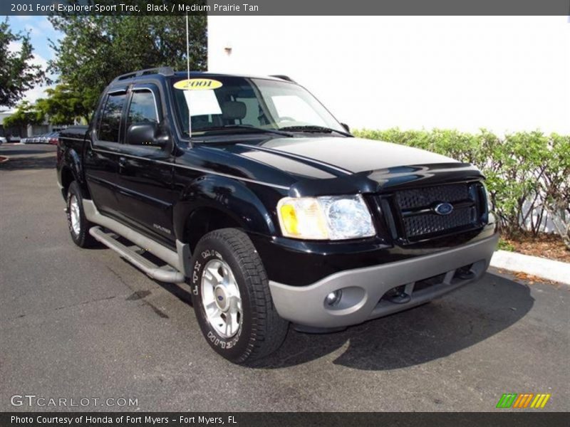 Black / Medium Prairie Tan 2001 Ford Explorer Sport Trac