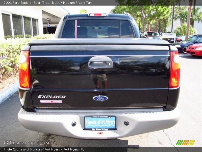 Black / Medium Prairie Tan 2001 Ford Explorer Sport Trac