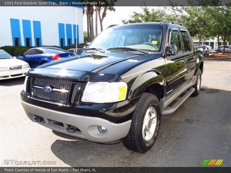 Black / Medium Prairie Tan 2001 Ford Explorer Sport Trac