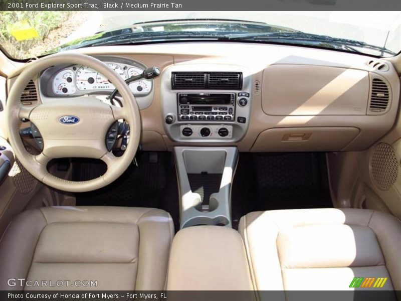 Black / Medium Prairie Tan 2001 Ford Explorer Sport Trac