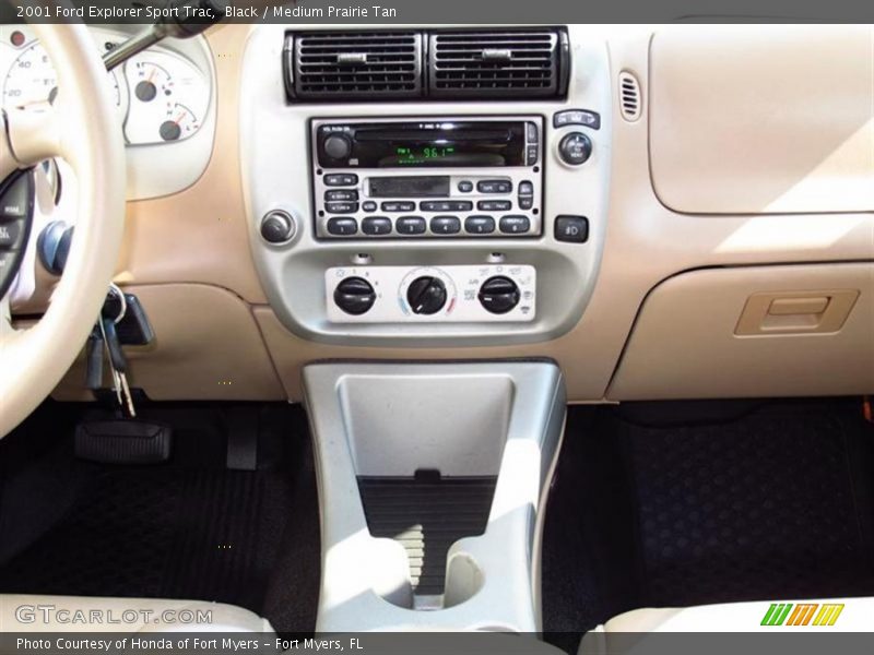 Black / Medium Prairie Tan 2001 Ford Explorer Sport Trac