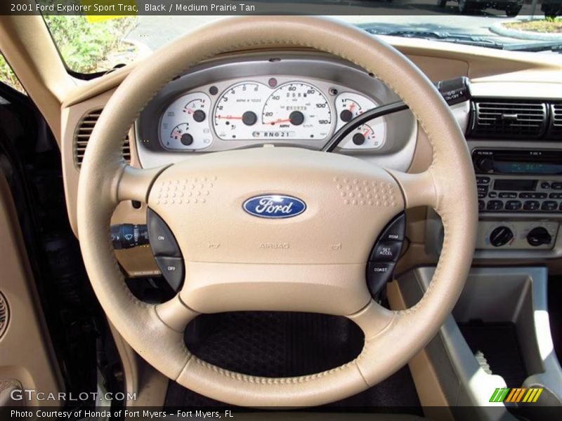 Black / Medium Prairie Tan 2001 Ford Explorer Sport Trac