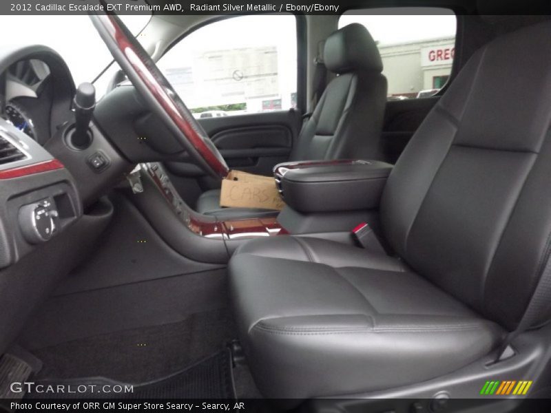Radiant Silver Metallic / Ebony/Ebony 2012 Cadillac Escalade EXT Premium AWD