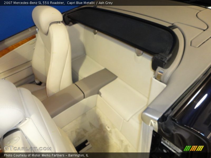 Capri Blue Metallic / Ash Grey 2007 Mercedes-Benz SL 550 Roadster