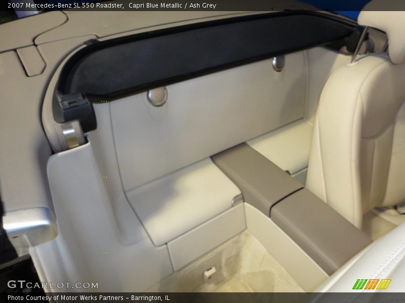 Capri Blue Metallic / Ash Grey 2007 Mercedes-Benz SL 550 Roadster