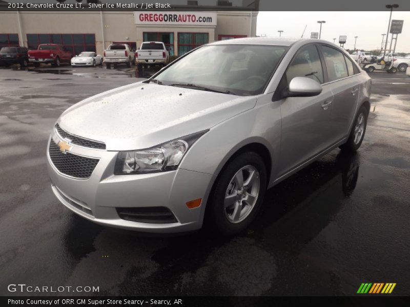 Silver Ice Metallic / Jet Black 2012 Chevrolet Cruze LT