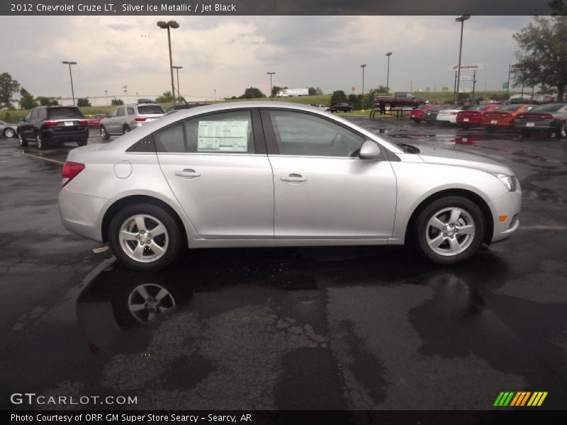Silver Ice Metallic / Jet Black 2012 Chevrolet Cruze LT