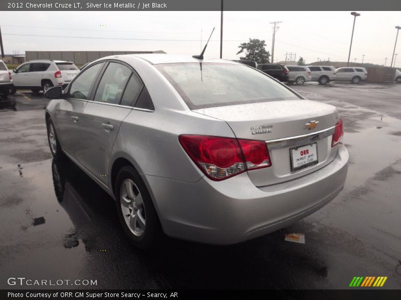 Silver Ice Metallic / Jet Black 2012 Chevrolet Cruze LT