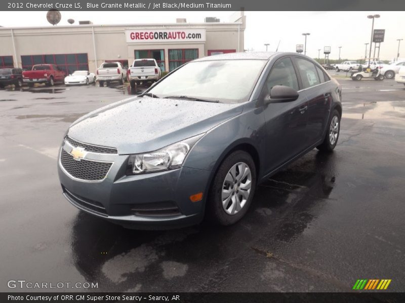 Blue Granite Metallic / Jet Black/Medium Titanium 2012 Chevrolet Cruze LS