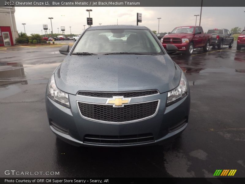 Blue Granite Metallic / Jet Black/Medium Titanium 2012 Chevrolet Cruze LS