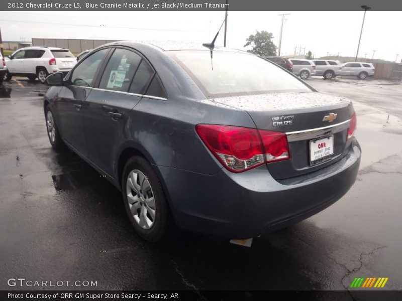 Blue Granite Metallic / Jet Black/Medium Titanium 2012 Chevrolet Cruze LS