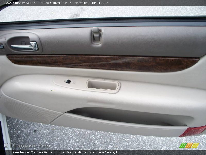 Stone White / Light Taupe 2005 Chrysler Sebring Limited Convertible