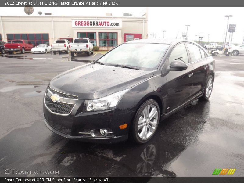 Black Granite Metallic / Jet Black 2012 Chevrolet Cruze LTZ/RS